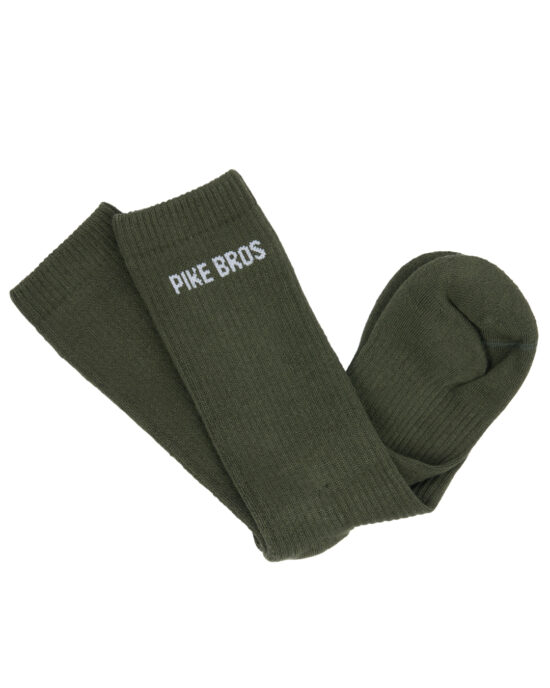 Pike Brothers 1963 Service Socks Olive worn in context Pike Brothers 1963 Service Socks Olive - worn in context