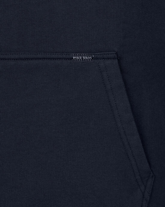 Pike Brothers 1965 PT Hoody Navy hood detail Hood detail Pike Brothers 1965 PT Hoody Navy