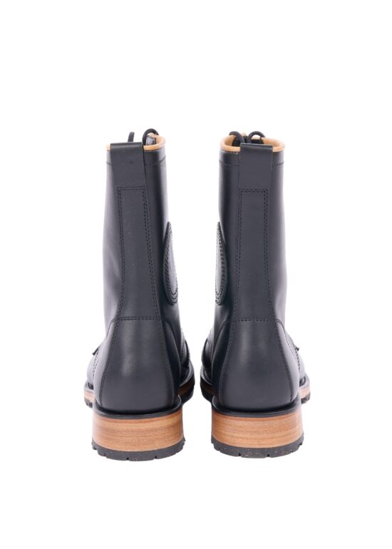 Pike Brothers 1966 Explorer Boots Black detail Pike Brothers 1966 Explorer Boots Black - detail vintage leather