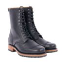 Pike Brothers 1966 Explorer Boots Black - front vintage leather