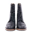 Pike Brothers 1966 Explorer Boots Black - profil cuir vintage