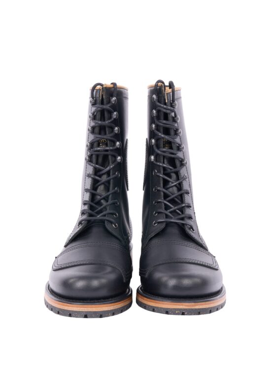 Pike Brothers 1966 Explorer Boots Black profil Pike Brothers 1966 Explorer Boots Black - profil cuir vintage