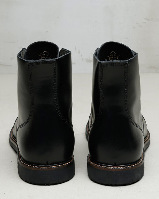 Pike Brothers 1966 Low Quarters Black front Pike Brothers 1966 Low Quarters Black - front vintage leather