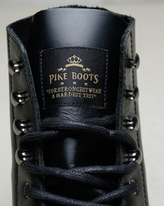 Pike Brothers 1966 Low Quarters Black upper Pike Brothers 1966 Low Quarters Black - upper vintage leather