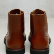 Pike Brothers 1966 Low Quarters Redwood Brown - cuir cuir vintage