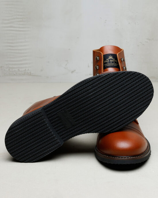 Pike Brothers 1966 Low Quarters Redwood Brown eyelets Pike Brothers 1966 Low Quarters Redwood Brown - eyelets vintage leather