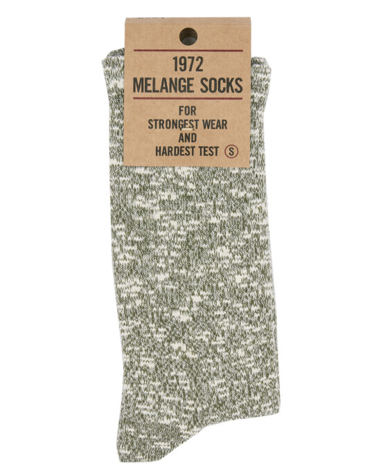 Pike Brothers 1972 Melange Olive cotton - front