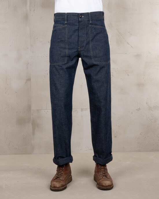 Pike Brothers Pike Brothers 1940 Army Denim Trousers Indigo front