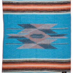 Pike Brothers Pike Brothers 1969 La Mesa Blue Biker Wool Blanket