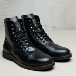 Pike Brothers Pike Brothers 1966 Low Quarters Black Shoes front