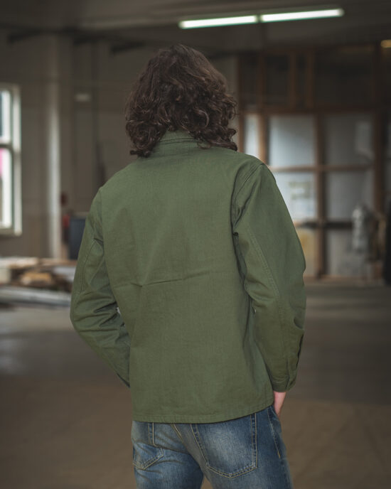 Pike Brothers OG-107 Olive Shirt 1962 - Vintage Biker Full Shot pike-brothers-og-107-olive-shirt-1962-vintage-biker-full-shot