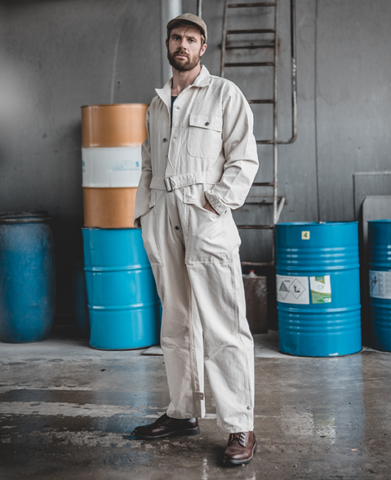 Pike Brothers Combinaison Mecanicien Pike Brothers 1938 Mechanic Coverall Off-White