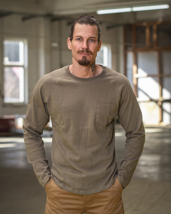 Sweat Pike Brothers 1947 Pep Shirt Bellport Grey - vue face