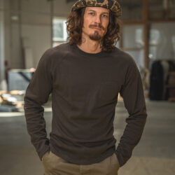 Sweat Pike Brothers 1947 Pep Shirt Brooklyn Grey - vue face