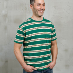 T-shirt Pike Brothers 1971 Pocket Tee Malibu Green coton - vue face