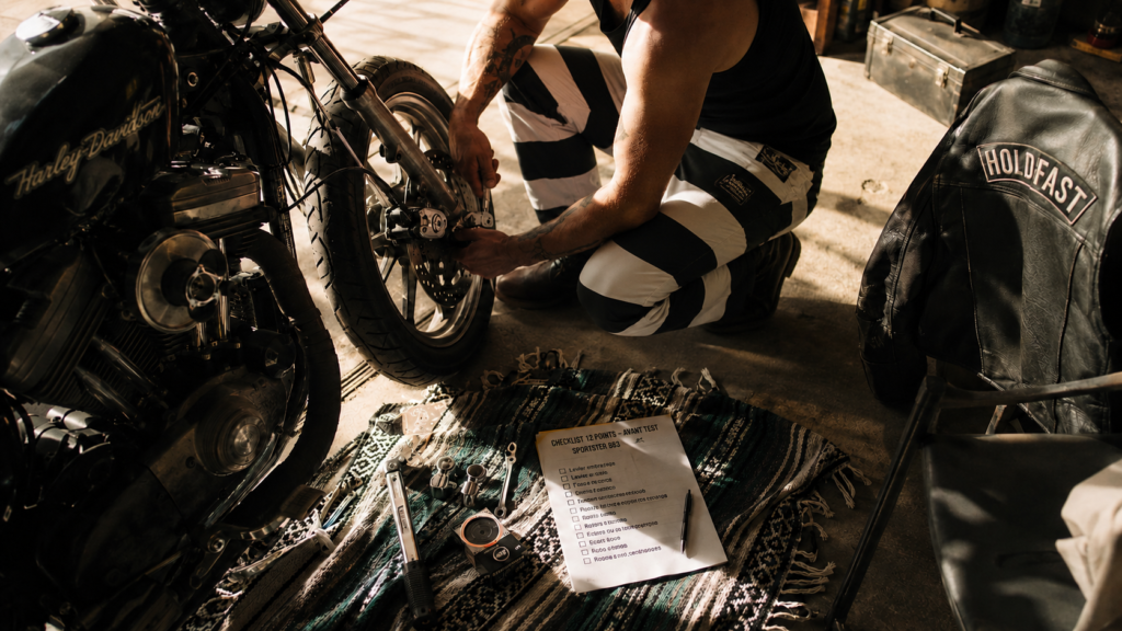 controle-technique-garage -harley-davidson-points-verification