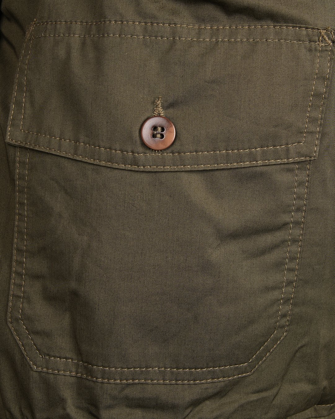 B10 Flight Jacket Olive Pike Brothers — veste vintage, détail du col