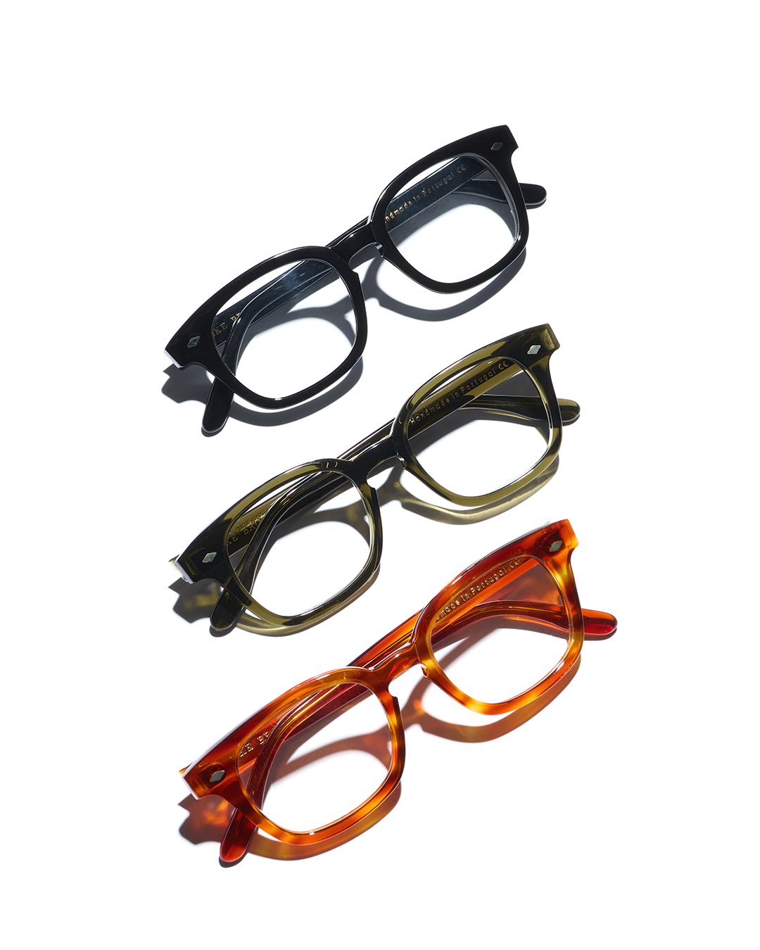 Bcgs Black Pike Brothers — lunettes de soleil vintage, détail de fabrication