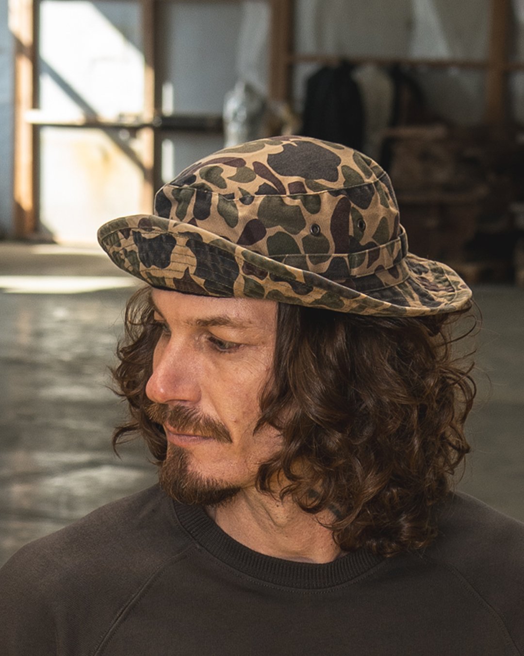 Boonie Hat Beo Gam Pike Brothers — vintage hat, fabric close-up