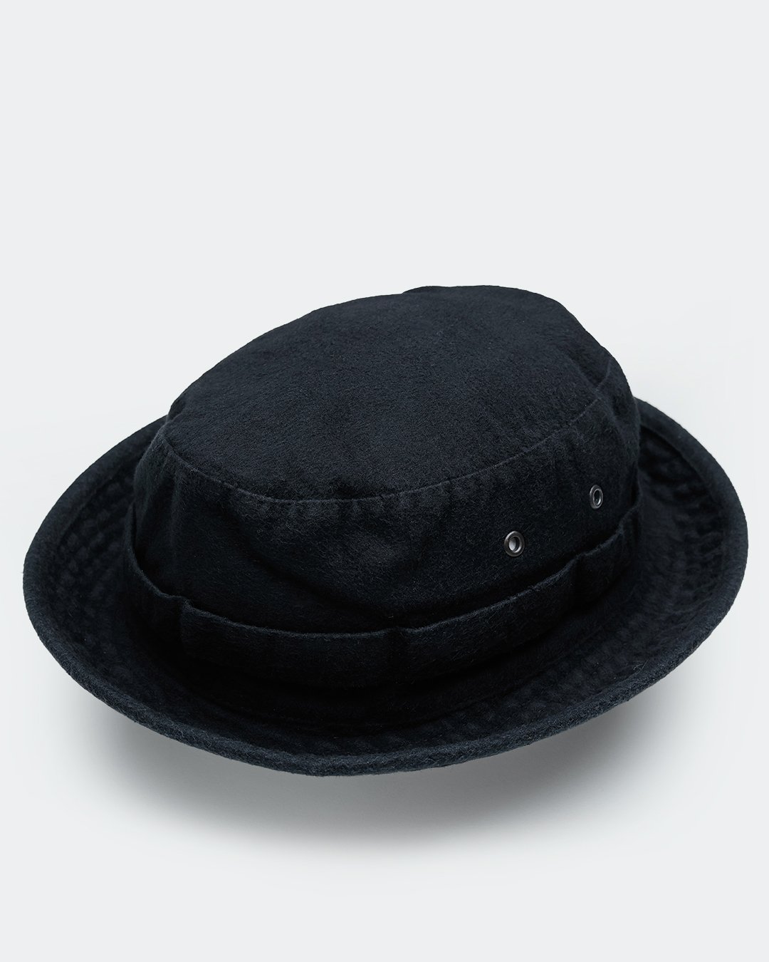 Boonie Hat Moleskin Sulphur Pike Brothers — chapeau vintage, vue de face