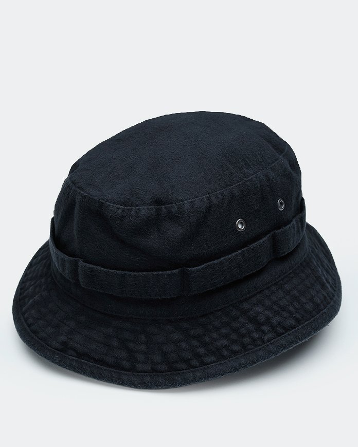 Boonie Hat Moleskin Sulphur Pike Brothers — chapeau vintage, vue de dos