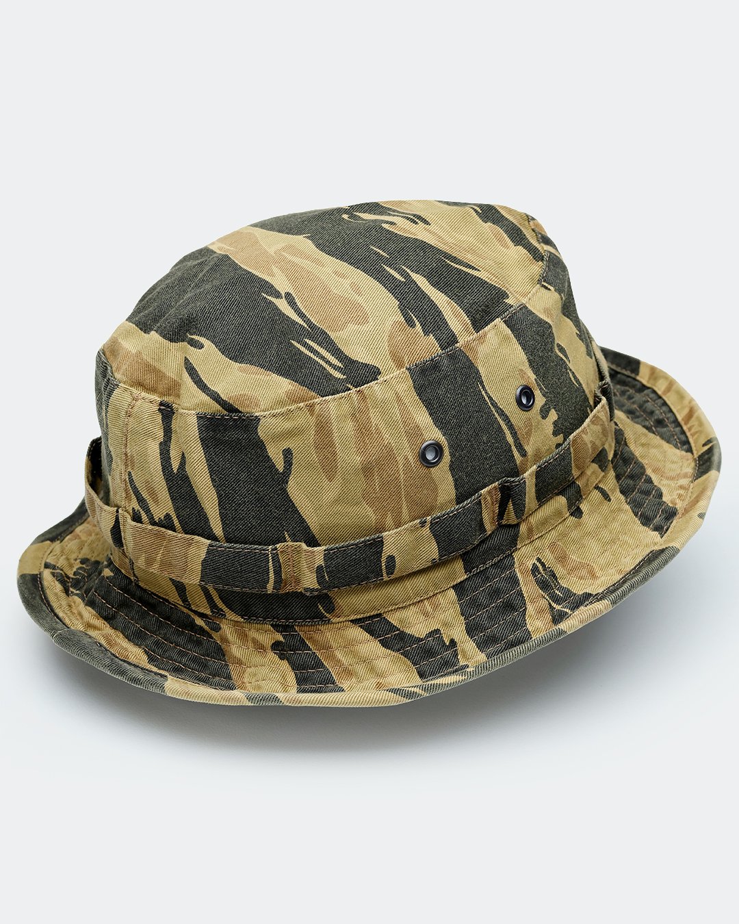 Boonie Hat Tiger Gold Pike Brothers — vintage hat, front view