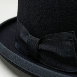Bowler Hat Black Pike Brothers — chapeau vintage, vue de dos