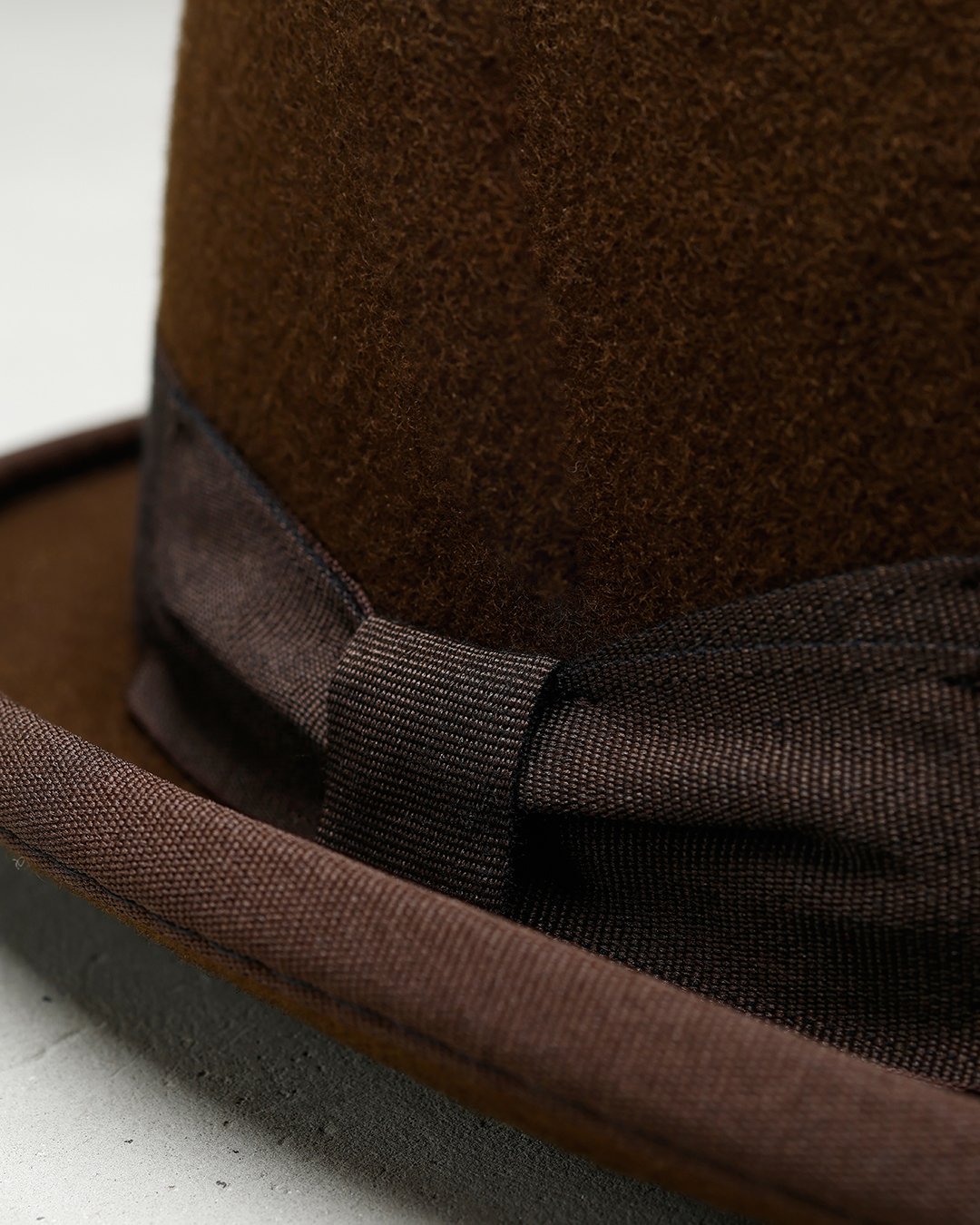 Bowler Hat Camel Pike Brothers — chapeau vintage, vue de dos