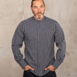 Buccanoy Shirt Beppu Blue Pike Brothers — vintage shirt, front view