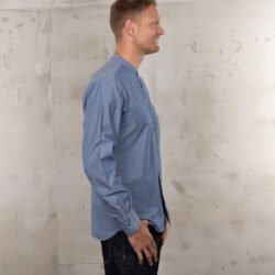 Buccanoy Shirt Blue Chambray Pike Brothers — vintage shirt, back view Buccanoy Shirt Blue Chambray Pike Brothers — vintage shirt, back view