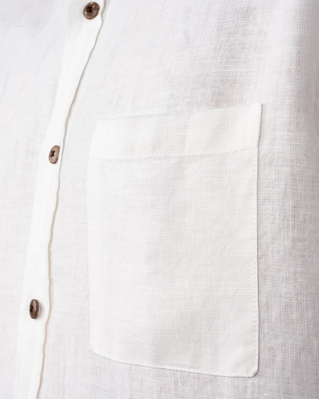 Buccanoy Shirt Linen Ecru Pike Brothers — vintage shirt, worn in context