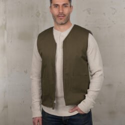 C2 Vest Olive Drab Pike Brothers — gilet vintage, vue de dos C2 Vest Olive Drab Pike Brothers — gilet vintage, vue de dos