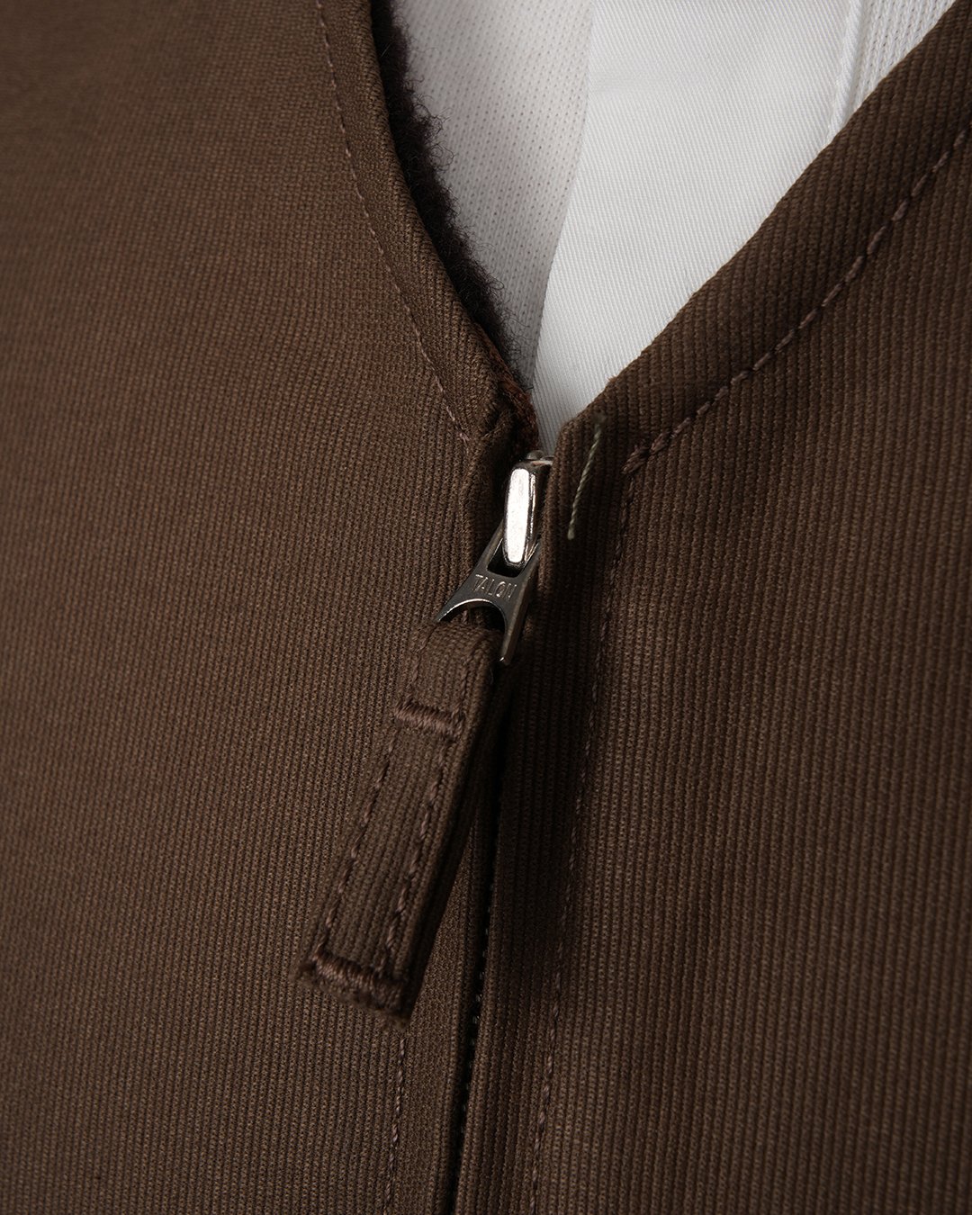 C2 Vest Waxed Khaki Pike Brothers — vintage vest, worn in context