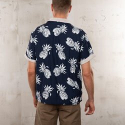 Cabana Shirt Entrega Blue Pike Brothers — vintage shirt, back view