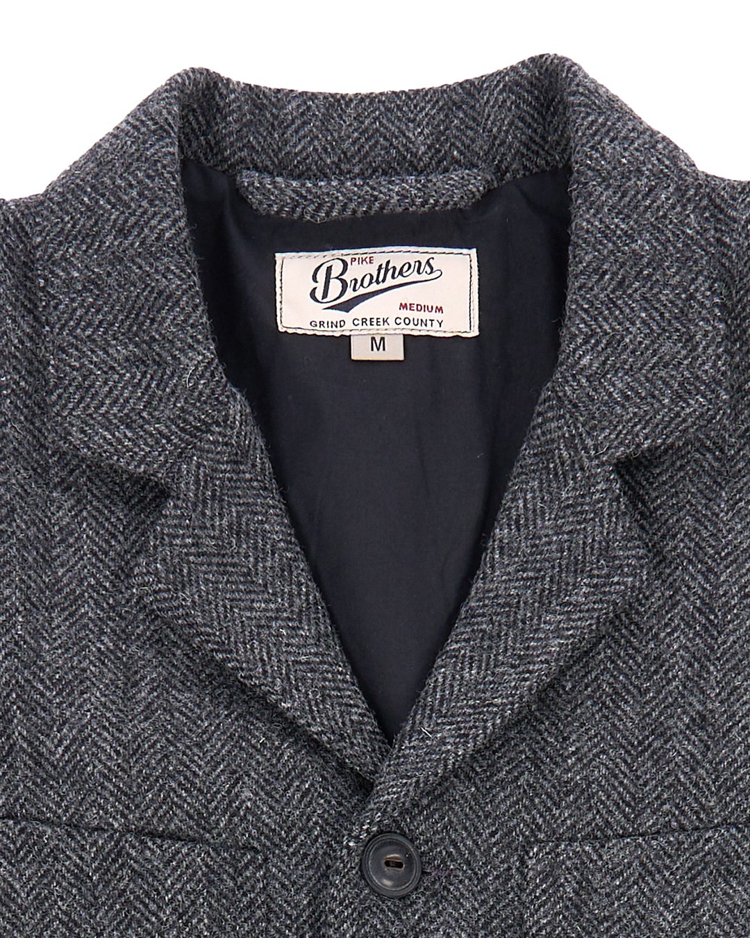 Calico Vest Dundee Grey Pike Brothers — gilet vintage, vue de dos