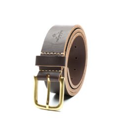 Chopper Belt Brown Pike Brothers — ceinture vintage, vue de face
