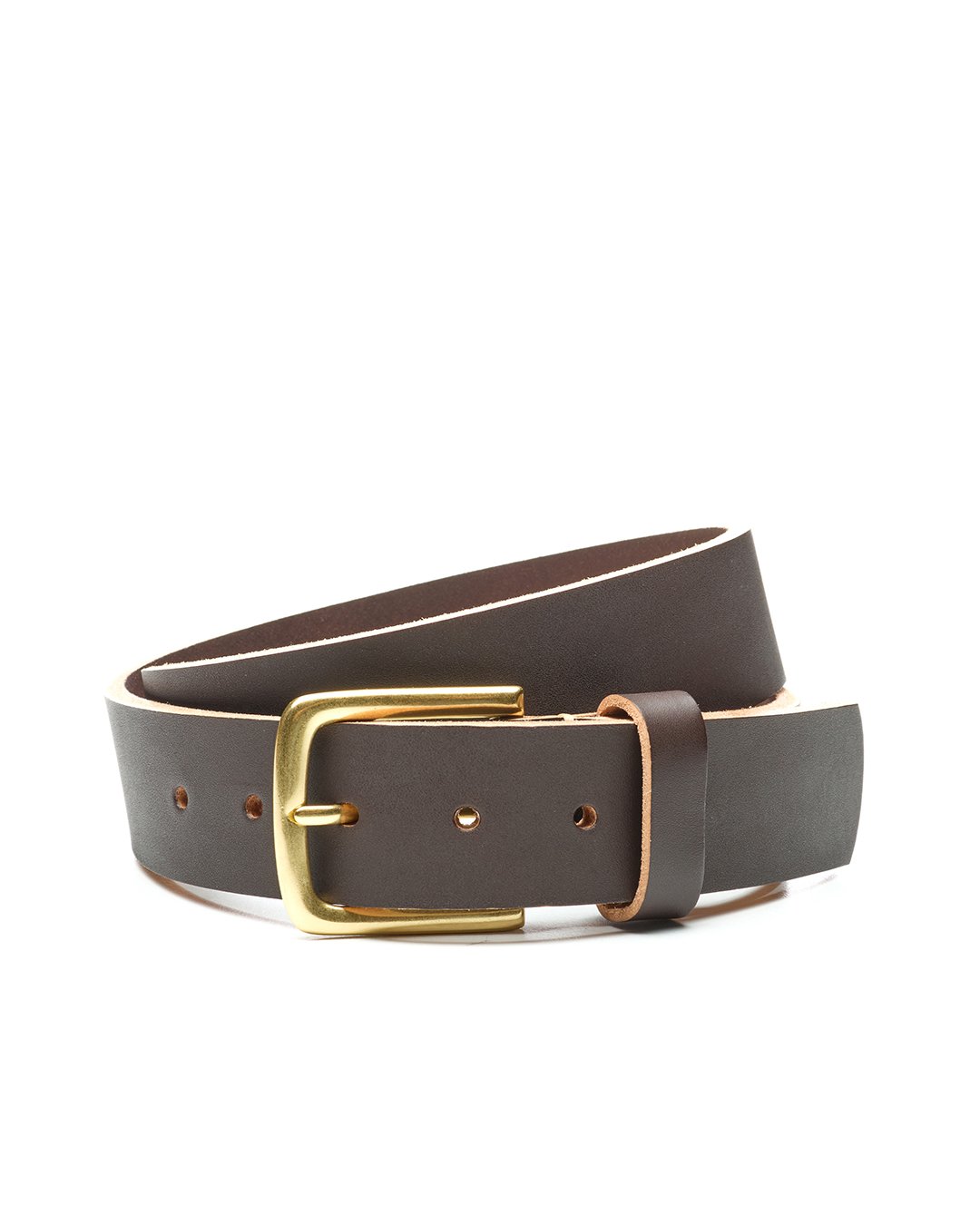 Chopper Belt Brown Pike Brothers — vintage belt, three-quarter view