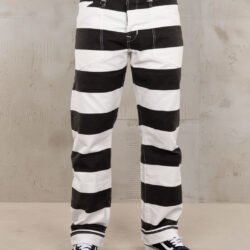 Chopper Pant Alcatraz White Pike Brothers — pantalon vintage, vue de face