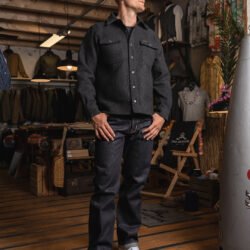 Cpo Shirt Atlanta Grey Pike Brothers — vintage shirt, back view