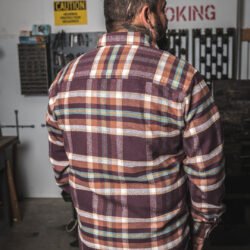 Cpo Shirt Barrow Brown Pike Brothers — vintage shirt, back view Cpo Shirt Barrow Brown Pike Brothers — vintage shirt, back view