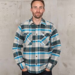 Cpo Shirt Barrow Green Pike Brothers — vintage shirt, front view