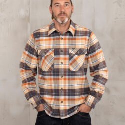 Cpo Shirt Barrow Orange Pike Brothers — vintage shirt, front view