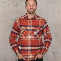 Cpo Shirt Barrow Red Pike Brothers — vintage shirt, front view