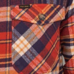 Cpo Shirt Barrow Red Pike Brothers — vintage shirt, back view