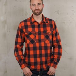 Cpo Shirt Buffalo Brick Pike Brothers — vintage shirt, front view