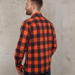 Cpo Shirt Buffalo Brick Pike Brothers — vintage shirt, back view Cpo Shirt Buffalo Brick Pike Brothers — vintage shirt, back view