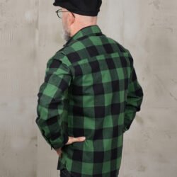 Cpo Shirt Buffalo Green Pike Brothers — vintage shirt, back view