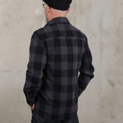 Cpo Shirt Buffalo Grey Pike Brothers — vintage shirt, back view