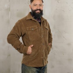 Cpo Shirt Light Brass Pike Brothers — vintage shirt, front view