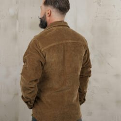 Cpo Shirt Light Brass Pike Brothers — vintage shirt, back view